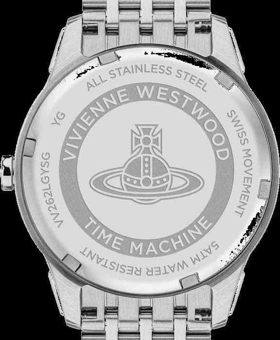 Vivienne Westwood VV262LGYSG East End Bicolour Steel and Grey Dial Watch vue 6