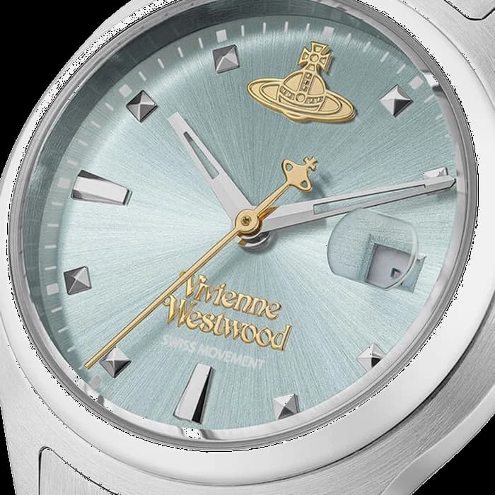 Vivienne Westwood VV311LBLSL côté fond de boîtier argent