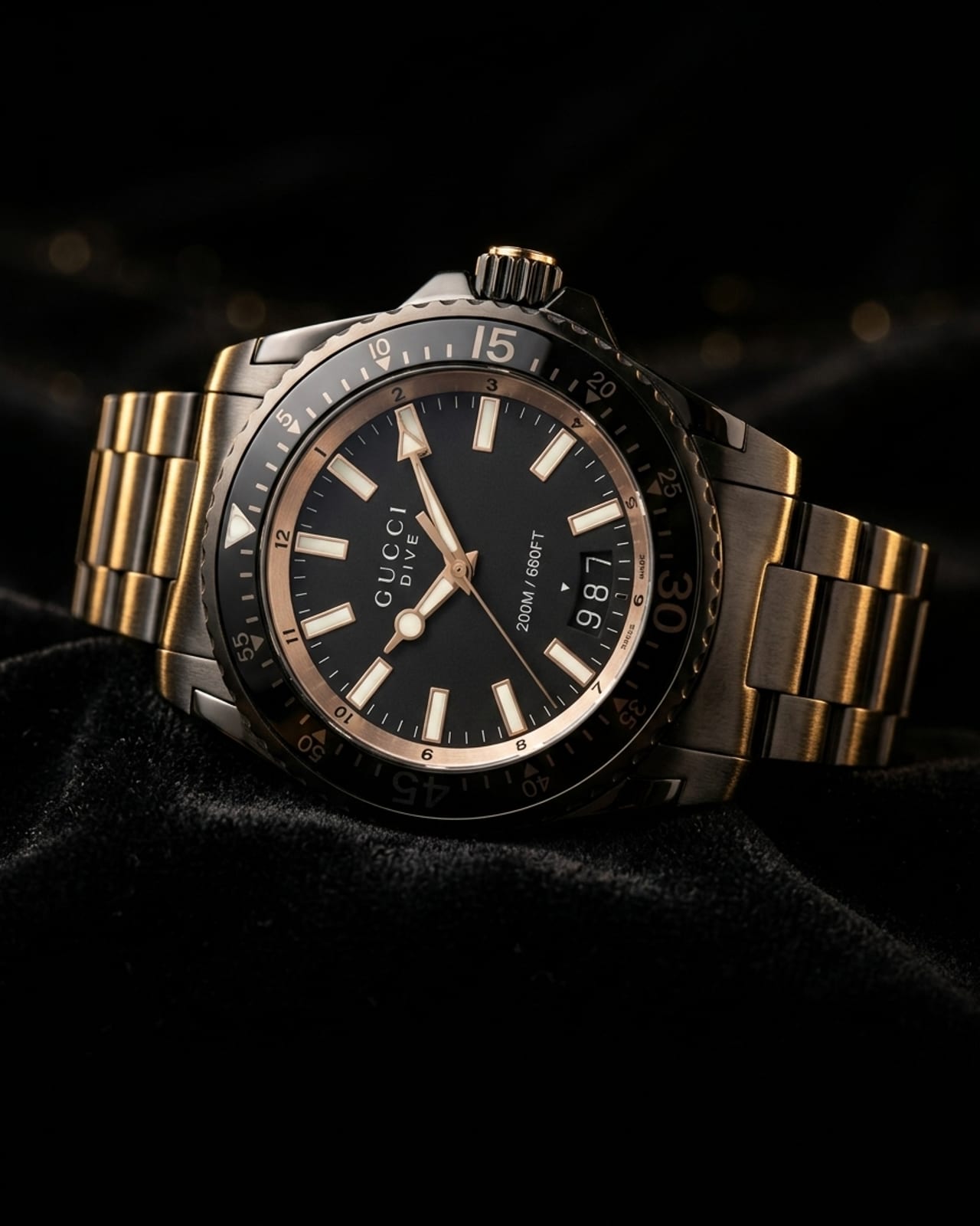 Bannière éditoriale montres homme classique